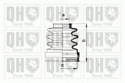 QUINTON HAZELL qjb973 -  Комплект пыльника, приводной вал